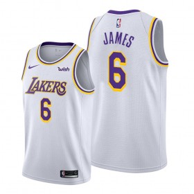Dres Los Angeles Lakers LeBron James 6 Nike 2021-22 Association Edition Swingman